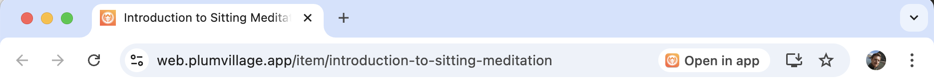 Chrome showing universal link on macOS